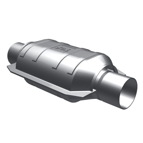 MagnaFlow universal catalytic converter 2.25 inch inlet/outlet stainless steel CARB compliant 441305
