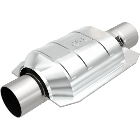 MagnaFlow universal catalytic converter 2 inch inlet/outlet stainless steel CARB compliant 441334