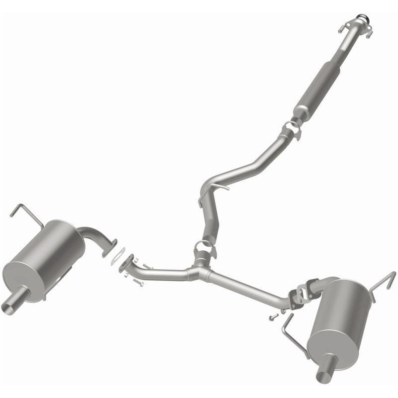 Fits 2008-2013 Subaru Direct-Fit Replacement Exhaust System 106-0133 aluminized steel