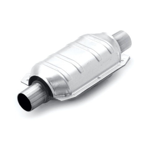 MagnaFlow universal catalytic converter 2 inch inlet/outlet stainless steel CARB compliant 444004
