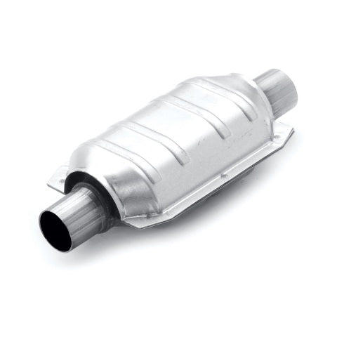 MagnaFlow universal catalytic converter 2.25 inch inlet/outlet stainless steel CARB compliant 444005