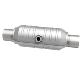 MagnaFlow universal catalytic converter 2.25 inch inlet/outlet stainless steel CARB compliant 444355