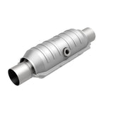 MagnaFlow universal catalytic converter 2.25 inch inlet/outlet stainless steel CARB compliant 444355
