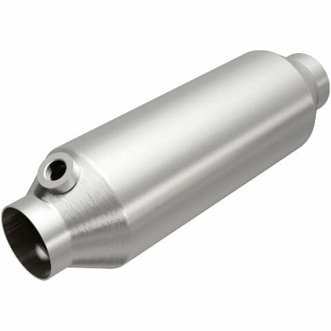 MagnaFlow universal catalytic converter 2.25 inch inlet/outlet stainless steel CARB compliant OBDII 4451335