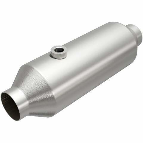 MagnaFlow universal catalytic converter 2 inch inlet/outlet stainless steel CARB compliant OBDII 4451354