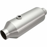 MagnaFlow universal catalytic converter 2.5 inch inlet/outlet stainless steel CARB compliant OBDII 4451356