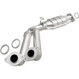 MagnaFlow direct-fit catalytic converter fits 1995-1997 Toyota Land Cruiser and 1996-1997 Lexus LX450, this and 1995-1997 Toy Land Cruiser 4.5L stainless steel CARB compliant 44710