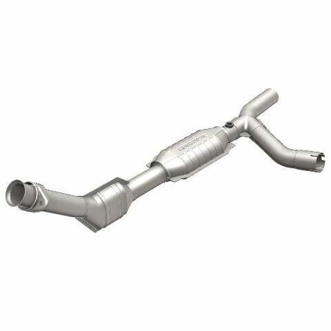 MagnaFlow direct-fit catalytic converter for 2001-2003 Ford 4.2L passenger side stainless steel CARB compliant 447159
