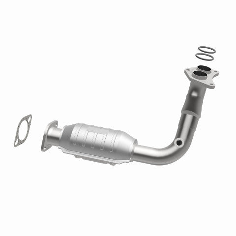 MagnaFlow direct-fit catalytic converter fits 1996-2002 Nissan Quest and 1996-1997 Mercury Villager, this and 1994-1998 Villager/Quest 3.0L stainless steel CARB compliant 447170