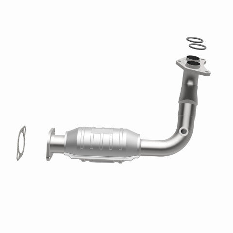 MagnaFlow direct-fit catalytic converter fits 1996-2002 Nissan Quest and 1996-1997 Mercury Villager, this and 1994-1998 Villager/Quest 3.0L stainless steel CARB compliant 447170
