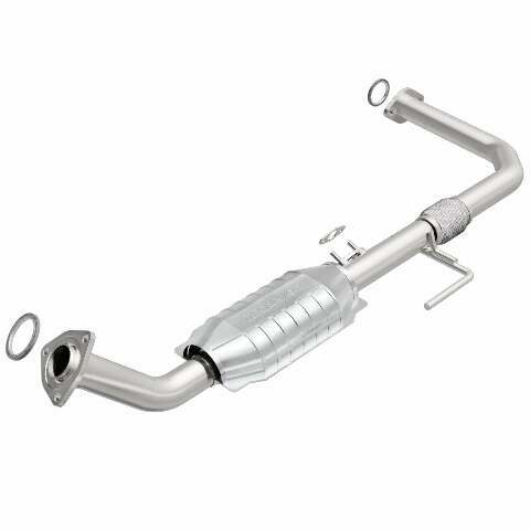 MagnaFlow direct-fit catalytic converter for 2000-2002 Toyota Tundra 4.7L driver side stainless steel CARB compliant 447173