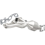 MagnaFlow direct-fit catalytic converter for 2001-2002 Nissan Frontier 3.3L driver side stainless steel CARB compliant 447193
