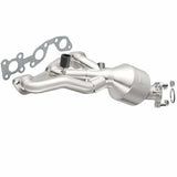 MagnaFlow direct-fit catalytic converter for 2001-2002 Nissan Frontier 3.3L driver side stainless steel CARB compliant 447193