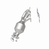 MagnaFlow direct-fit catalytic converter for 2001-2002 Nissan Frontier 3.3L driver side stainless steel CARB compliant 447193