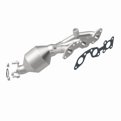 MagnaFlow direct-fit catalytic converter for 2001-2002 Nissan Frontier 3.3L driver side stainless steel CARB compliant 447193