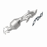 MagnaFlow direct-fit catalytic converter for 2001-2002 Nissan Frontier 3.3L driver side stainless steel CARB compliant 447193