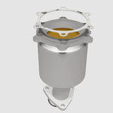 MagnaFlow direct-fit catalytic converter fits 2001-2004 Nissan Pathfinder and 2001 INFINITI QX4, this and 2001-2004 Pathfinder driver side 3.5L driver side stainless steel CARB com
