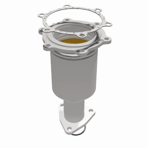 MagnaFlow direct-fit catalytic converter fits 2001-2004 Nissan Pathfinder and 2001 INFINITI QX4, this and 2001-2004 Pathfinder passenger side 3.5L passenger side stainless steel CA