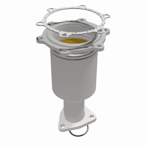 MagnaFlow direct-fit catalytic converter fits 2001-2004 Nissan Pathfinder and 2001 INFINITI QX4, this and 2001-2004 Pathfinder passenger side 3.5L passenger side stainless steel CA