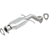 MagnaFlow direct-fit catalytic converter fits 1998-1999 Chevrolet Blazer, GMC Jimmy, and additional vehicles and 1996-1999 GM Blazer/Jimmy 4.3L stainless steel CARB compliant 44721