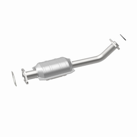 MagnaFlow direct-fit catalytic converter fits 2001-2004 Nissan Pathfinder 3.5L and 2001-2002 INFINITI QX4 3.5L passenger side stainless steel CARB compliant 447230