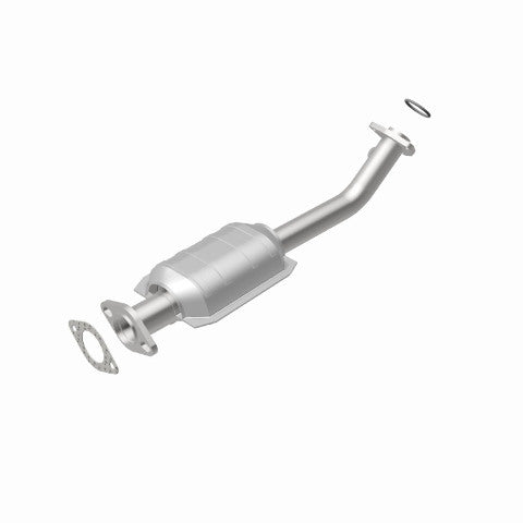 MagnaFlow direct-fit catalytic converter fits 2001-2004 Nissan Pathfinder 3.5L and 2001-2002 INFINITI QX4 3.5L passenger side stainless steel CARB compliant 447230