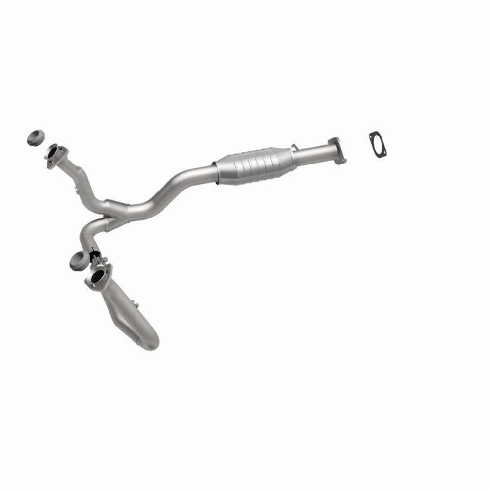 MagnaFlow direct-fit catalytic converter fits 2000-2002 2000 Chevrolet S10, GMC Sonoma, and additional vehicles and 2000 GM S10/Sanoma 4.3L stainless steel CARB compliant 447249