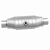 MagnaFlow universal catalytic converter 2.5 inch inlet/outlet stainless steel CARB compliant 447256
