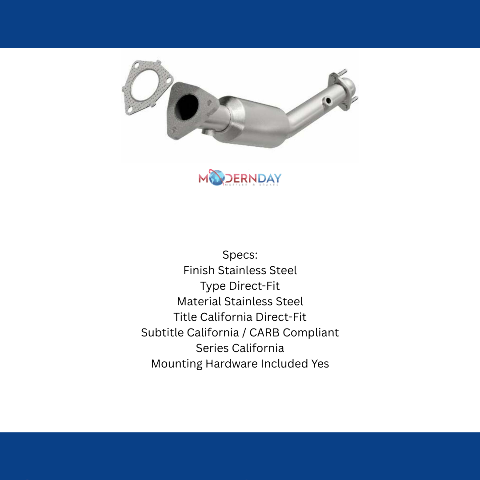 MagnaFlow direct-fit catalytic converter for 2000-2002 Chevy Camaro 5.7L stainless steel CARB compliant 4481489