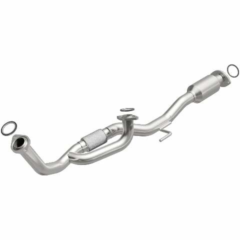 MagnaFlow direct-fit catalytic converter fits 1997-2002 Toyota Camry, 2001-2002 Toyota Solara, and more, this and 1997 Toyota Avalon 3.0L stainless steel CARB compliant 4481880