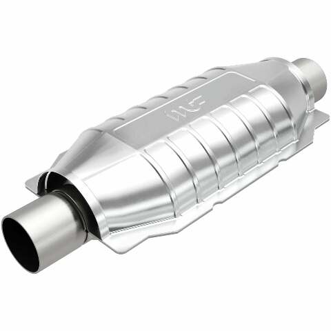 MagnaFlow universal catalytic converter 2 inch inlet/outlet stainless steel CARB compliant 448304