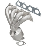Catalytic Converter with Integrated Exhaust Manifold for HM Grade Federal / EPA Compliant Direct-Fit Manifold Catalytic