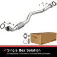1993-1995 Geo Prizm Direct-Fit Front Pipe Kit 107-0085 stainless steel