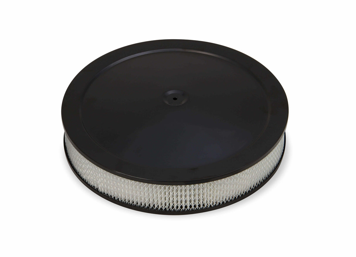 Holley 4500 drop-base air cleaner black w/3 paper filter - 120-4635