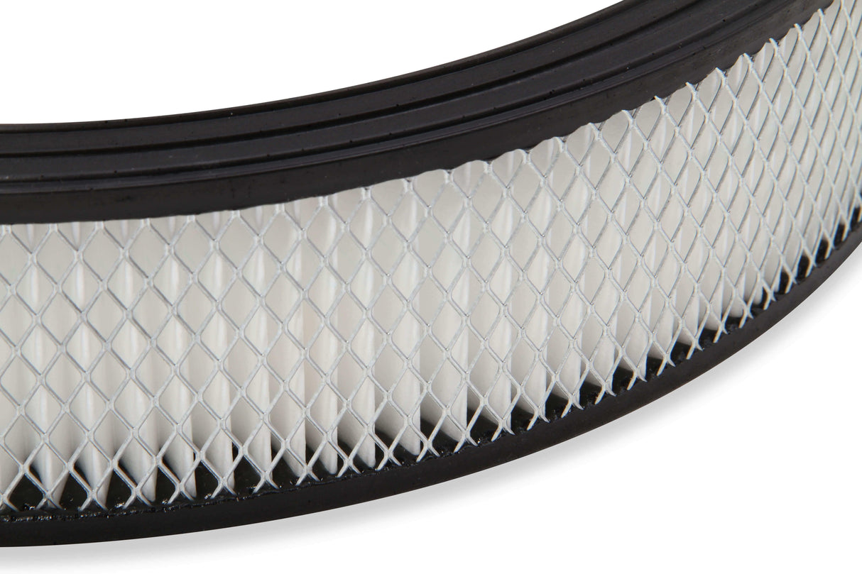 Holley 4500 drop-base air cleaner black w/3 paper filter - 120-4635