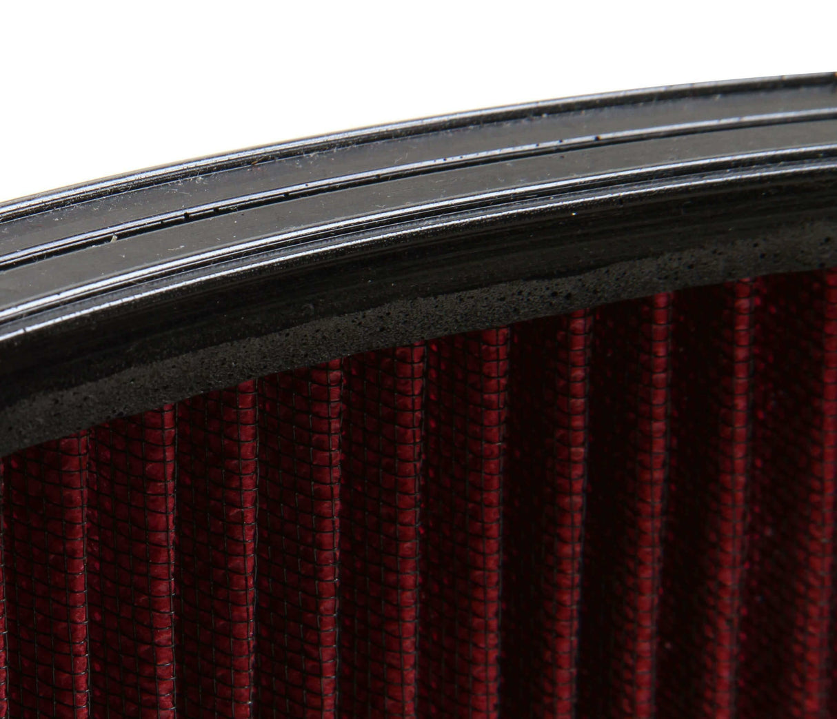 Holley 4500 drop base air cleaner chrome w/3 red washable gauze filter - 120-4530