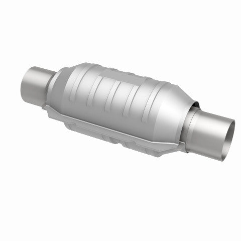MagnaFlow universal catalytic converter 2.25 inch inlet/outlet stainless steel CARB compliant 451205