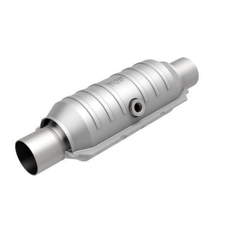 MagnaFlow universal catalytic converter 2.25 inch inlet/outlet stainless steel CARB compliant 451255