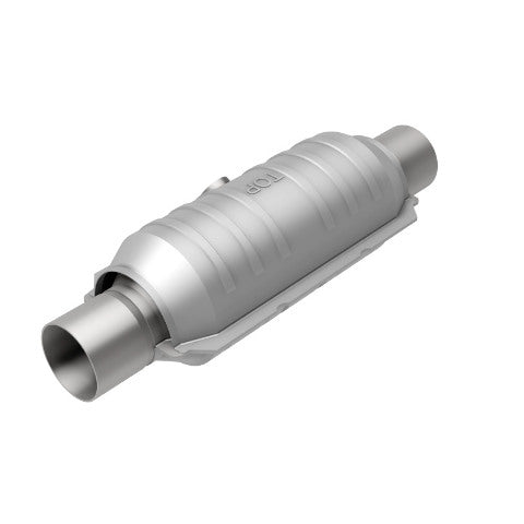 MagnaFlow universal catalytic converter 2.25 inch inlet/outlet stainless steel CARB compliant 451255