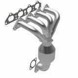 MagnaFlow direct-fit catalytic converter for 1998-2000 Hyundai Elantra 1.8L stainless steel CARB compliant 452037