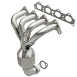 MagnaFlow direct-fit catalytic converter for 1998-2000 Hyundai Elantra 1.8L stainless steel CARB compliant 452037