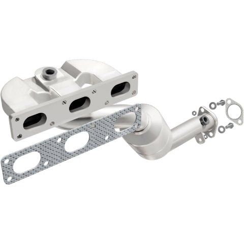 MagnaFlow direct-fit catalytic converter for 2001-2005 BMW stainless steel CARB compliant 452287