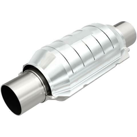 MagnaFlow universal catalytic converter 2.25 inch inlet/outlet stainless steel CARB compliant 454205