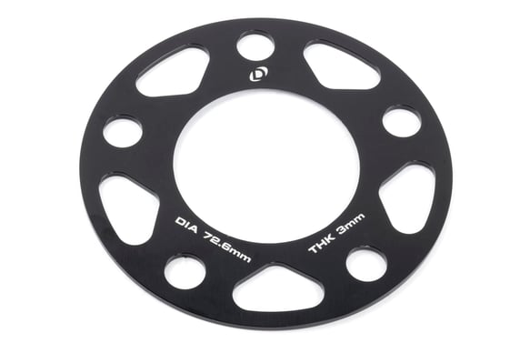 Spacers; 5x120 for 72.6mm CB for 3mm Thick D210-2033