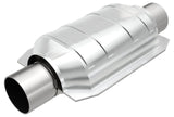 MagnaFlow universal catalytic converter 2.25 inch inlet/outlet stainless steel CARB compliant 457105
