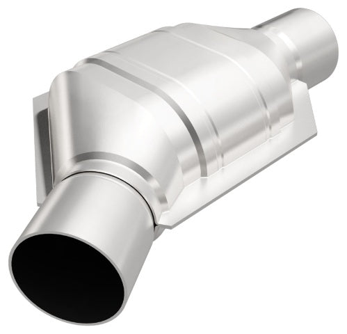MagnaFlow universal catalytic converter 2.25 inch inlet/outlet stainless steel CARB compliant 457175