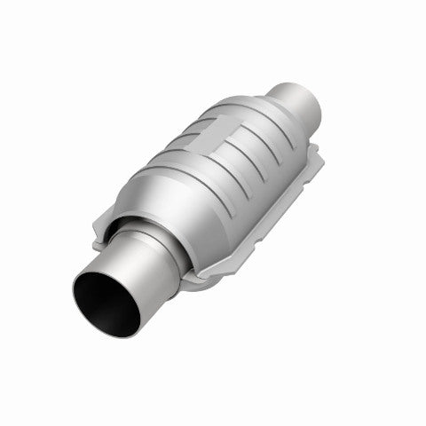 MagnaFlow universal catalytic converter 2.25 inch inlet/outlet stainless steel CARB compliant 458005