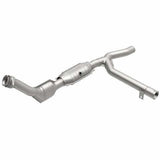 MagnaFlow direct-fit catalytic converter fits 2002-2003 Ford F-150 and 2004 Ford F-150 Heritage and 01 Ford Trucks 4.6L stainless steel CARB compliant 458040