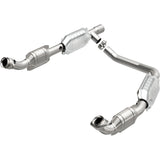 MagnaFlow direct-fit catalytic converter fits 2005-2006 Ford E-350 Super Duty 5.4L and 2005 Ford E-250 5.4L stainless steel CARB compliant 458041