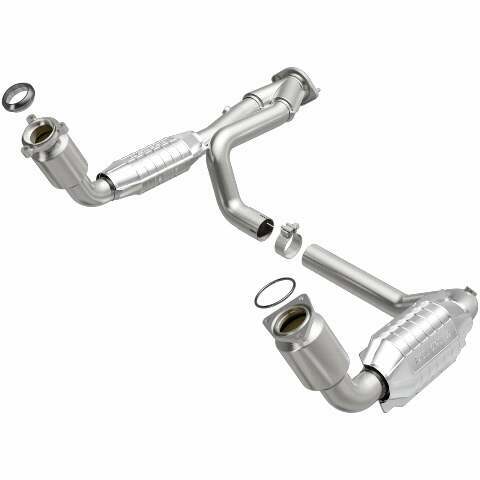 MagnaFlow direct-fit catalytic converter for 2001-2002 Chevy Silverado stainless steel CARB compliant